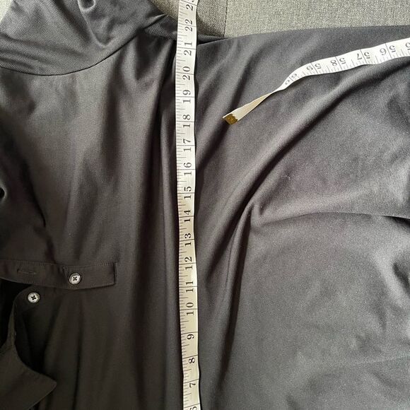 NIKE Dri-fit Black Short Sleeve Golf Shirt Size XL - Picture 8 of 9
